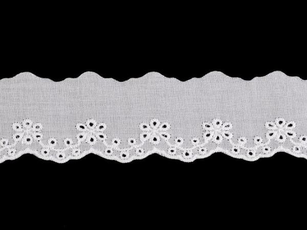 Wäschespitze aus Baumwolle Breite 45 mm